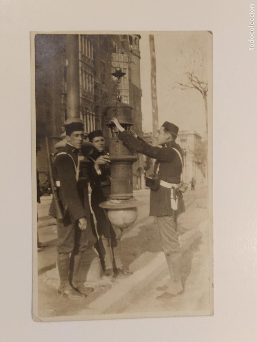 Postales: MILITARES - SOLDADOS - BARCELONA - FOTOGRAFICA - POSTAL ANTIGUA MILITAR -(116.559)