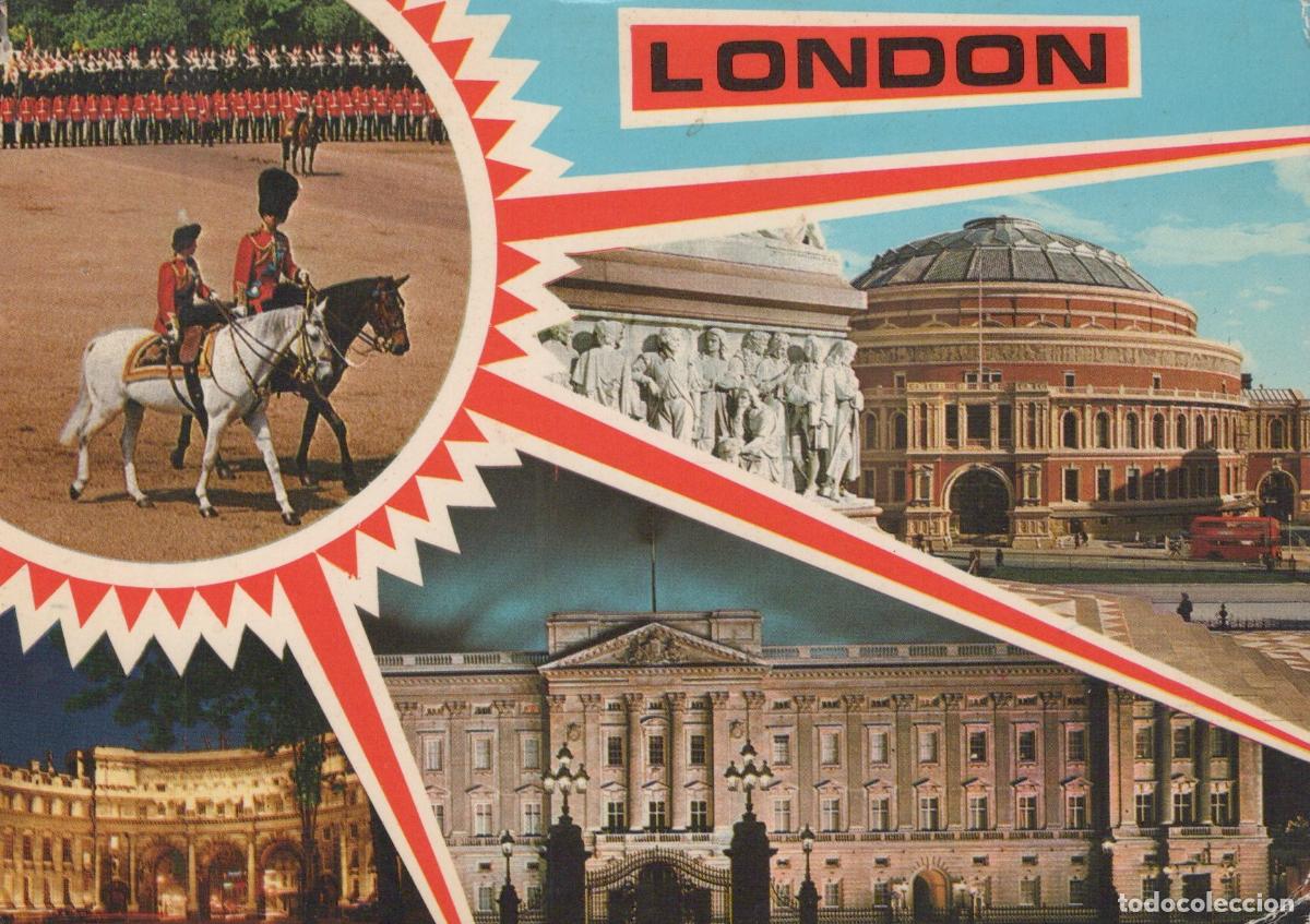 Postales: United Kingdom London Collage Trooping the Colour Royal Royal Families *YAN100