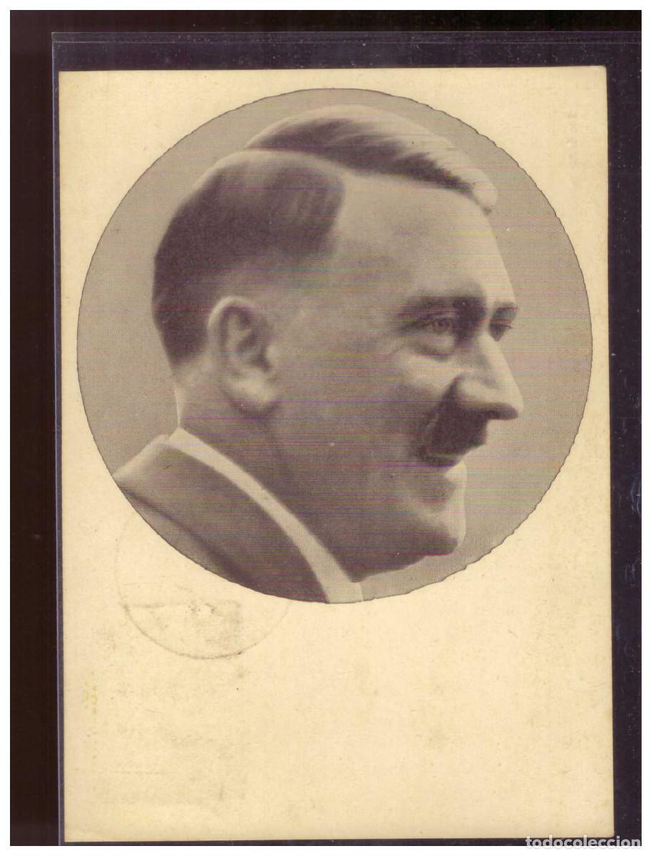 Postales: Dt.- Reich (sp00008) Propagandakarte A.Hitler, M&auml;nner der Zeit, blanco SST M&uuml;nchen 19.7.1942