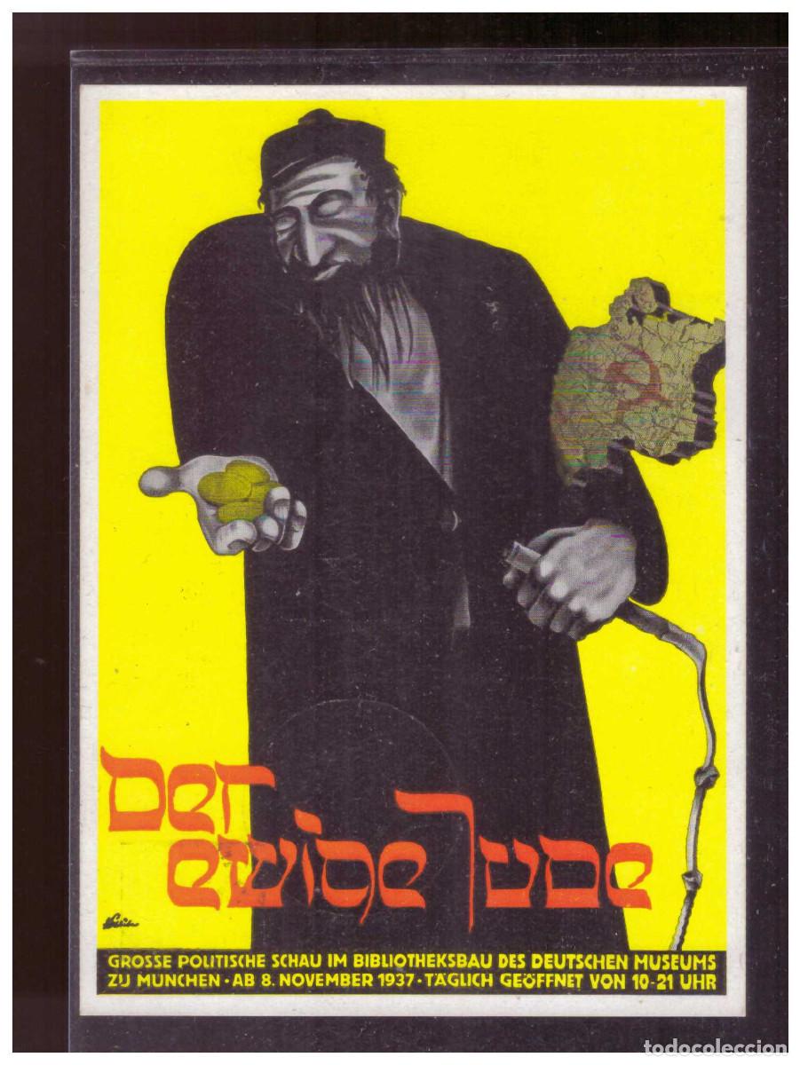 Postales: DT- REICH (sp00017) PROPAGANDAKARTE DER EWIGE JUDE, GANZSACHE, blanco gest mit SST