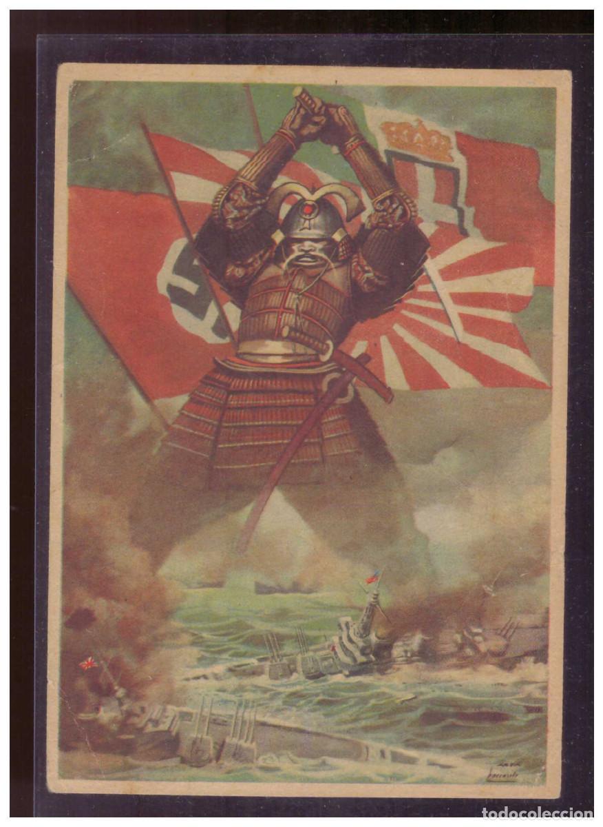 Postales: Italien (sp00019) Propagandakarte Samurai gelaufen