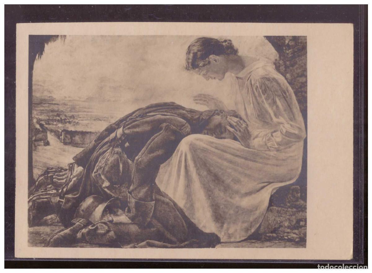 Postales: Dt- Reich (sp00021) Propagandakarte Haus der Deutschen Kunst,Heimkehr, ungebraucht aber beschrieben