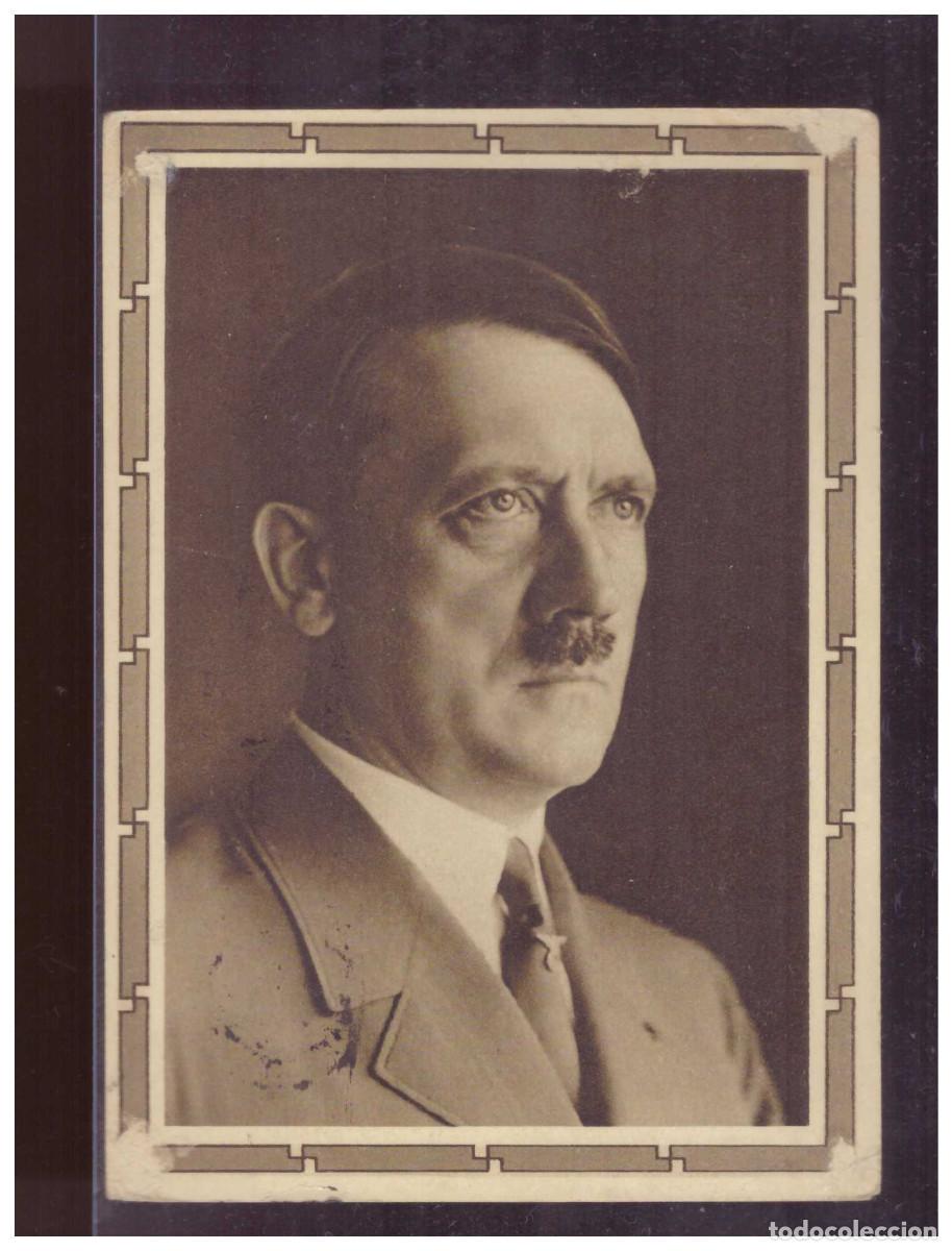 Postales: Dt- Reich (sp00023) Ganzsache P278/01 A.Hitler ohne M&uuml;tze mit Werbestempel Hamburg