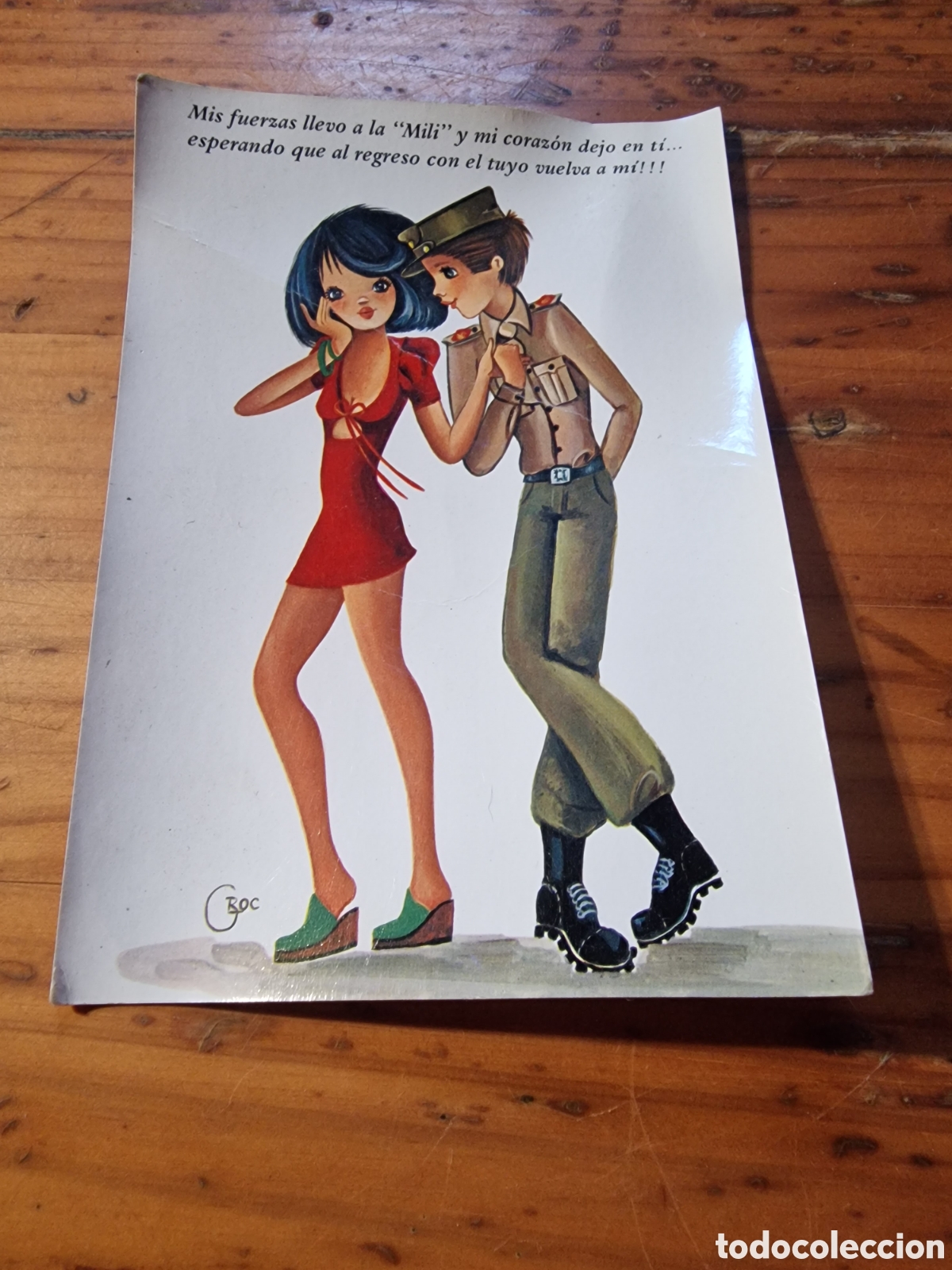 Postales: Postal militar,a&ntilde;os 70,ideal coleccionista