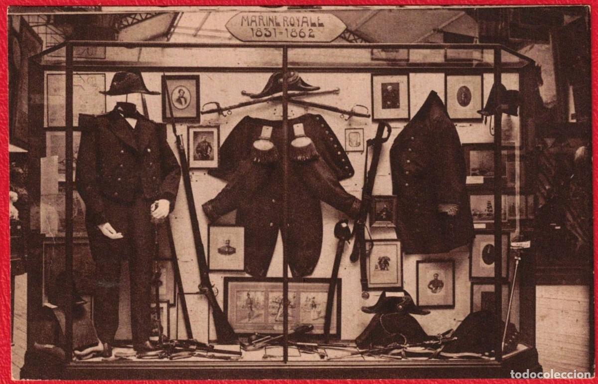 Postales: B&eacute;lgica Belgium Marine Royale 1831-1862 Museo Real del Ej&eacute;rcito Bruselas Postal Antigua