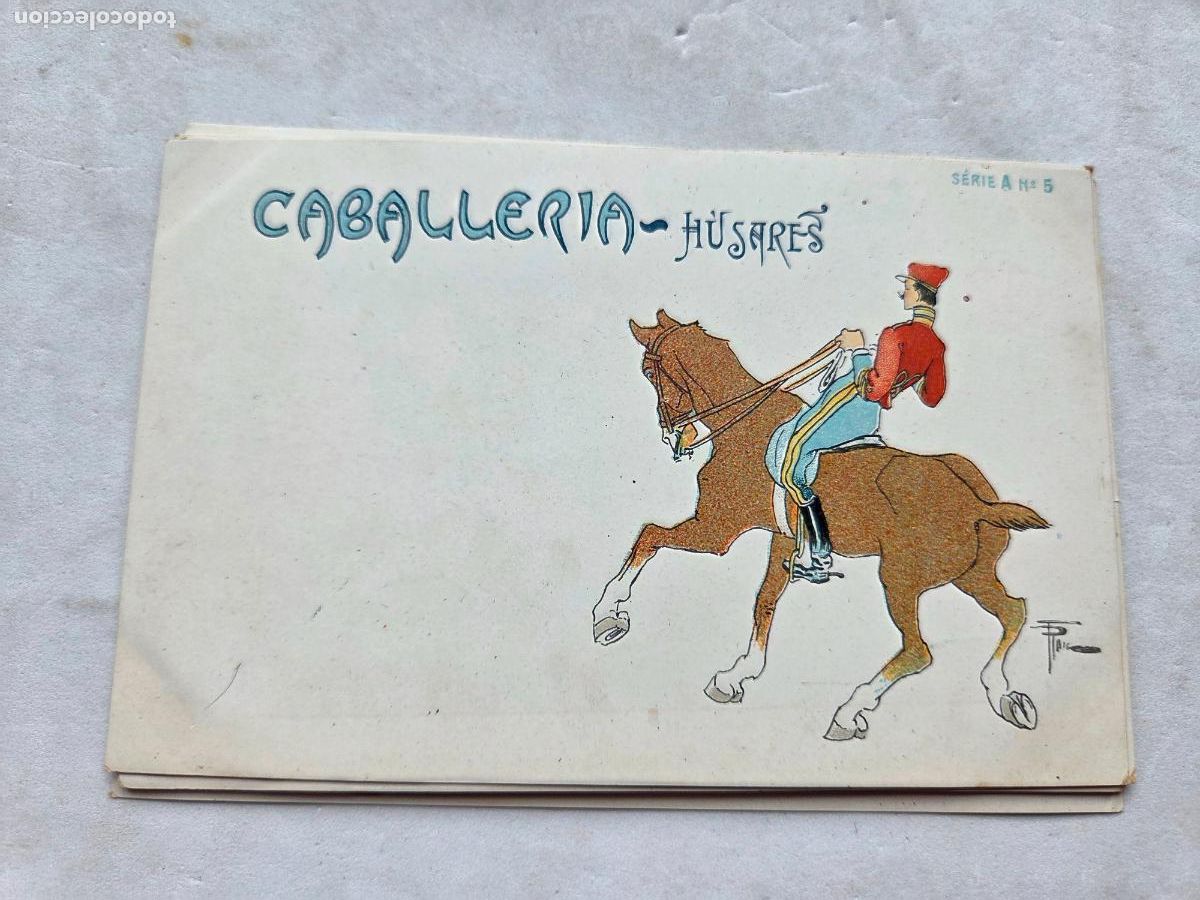 Postales: CABALLERIA HUSARESANTERIOR 1910 SIN USAR SERIE A N&ordm; 5 MILITAR Z1
