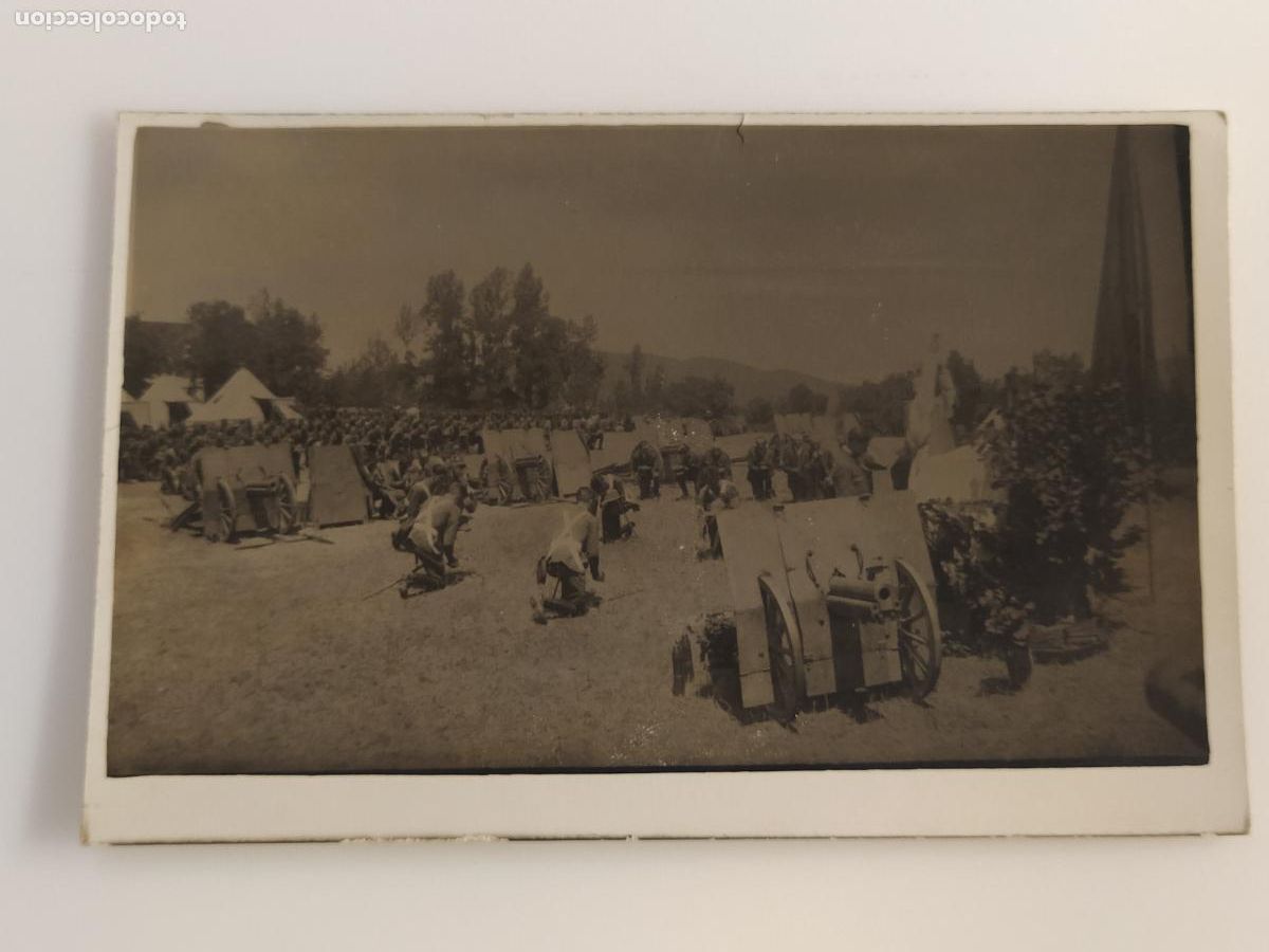 Postales: CAMPAMENTO MILITAR - FOTOGRAFICA - POSTAL ANTIGUA - (116.758)