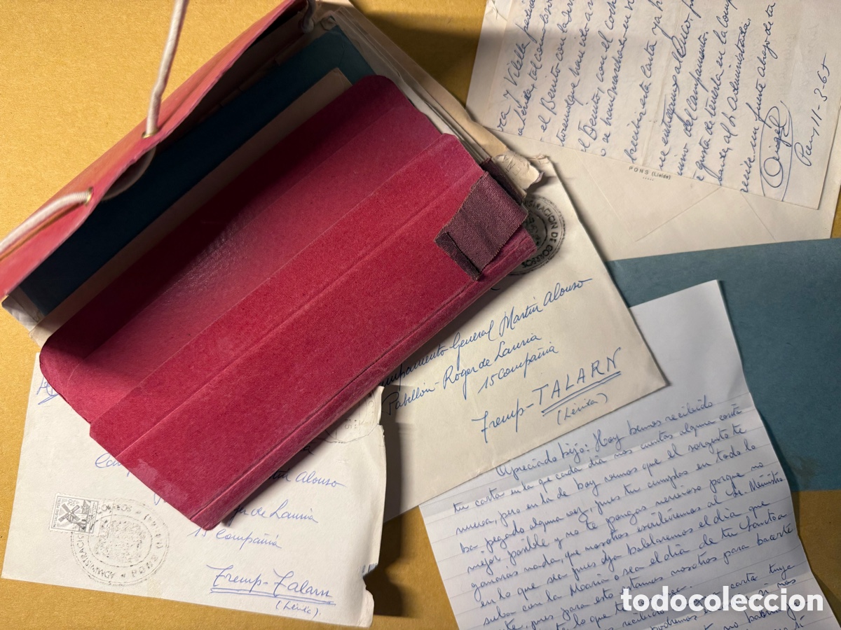 Postales: cartas manuscritas de la mili