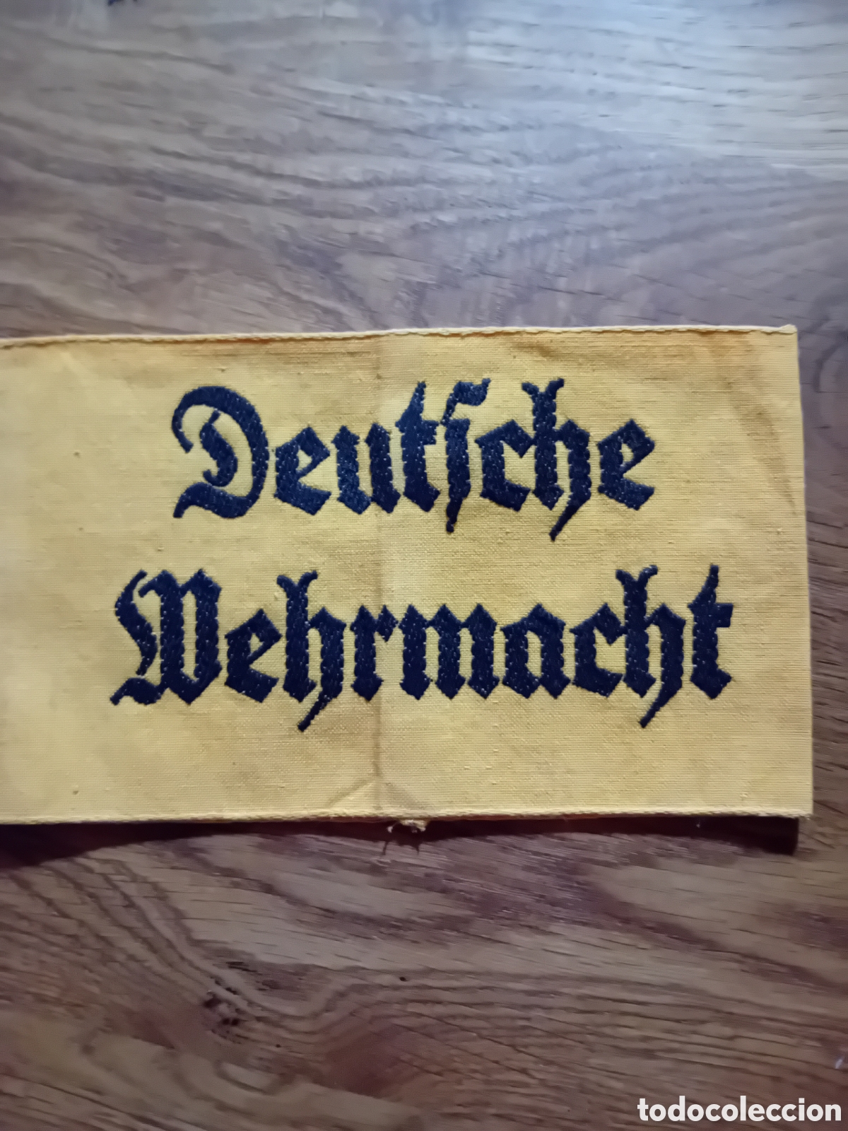 Postales: Brazalete Original &rdquo;Deutsche Wehrmacht&rdquo; - Segunda Guerra Mundial (Late War) - 100% Algod&oacute;n