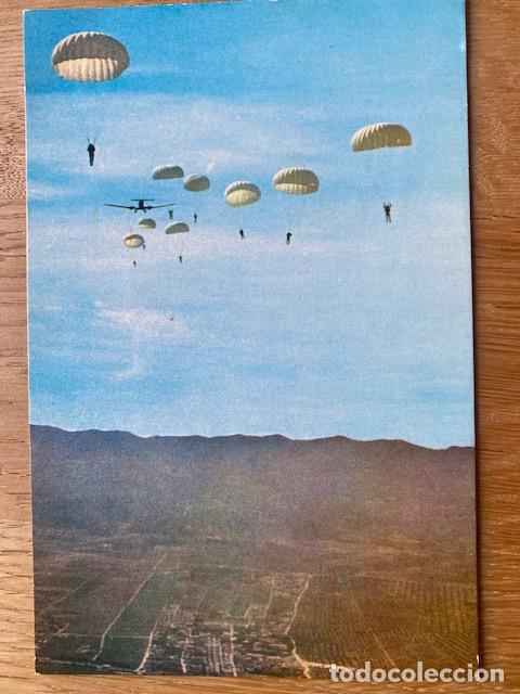 Postales: MILITAR. LANZAMIENTO AUTOMATICO AVION JU 52. FOTO CESAR, ALCANTARILLA. ESCRITA