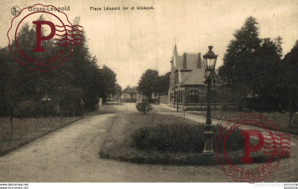 Postales: PLACE L&Eacute;OPOLD LER ET KIOSQUE - Camp de BEVERLOO KAMP LEOPOLDSBURG BOURG LEOPOLD WWICOLLECTION