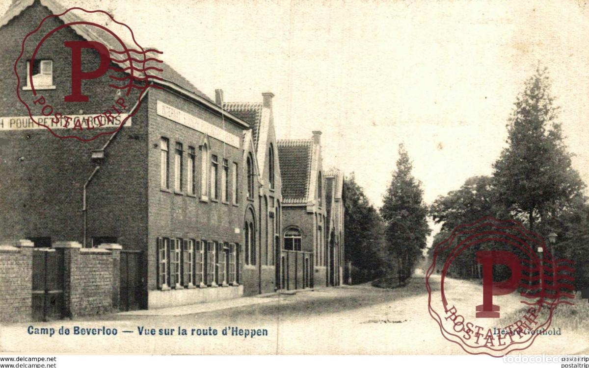 Postales: VUE SUR LA ROUTE D HEPPEN- Camp de BEVERLOO KAMP LEOPOLDSBURG BOURG LEOPOLD WWICOLLECTION