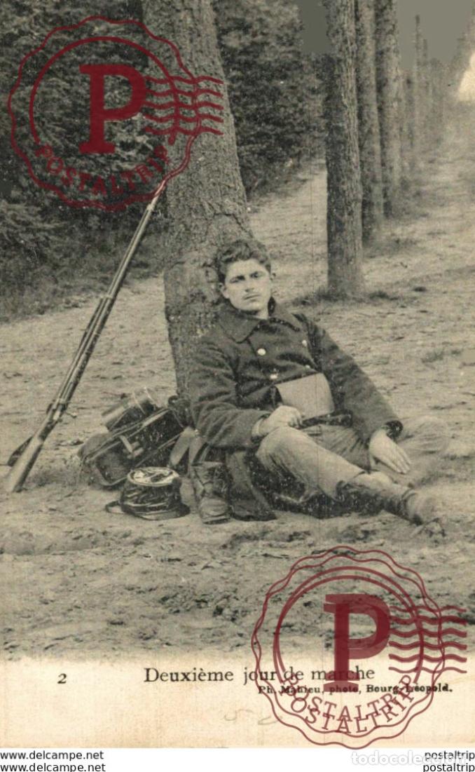 Postales: DEUXI&Egrave;ME JOUR DE MARCHE - Camp de BEVERLOO KAMP LEOPOLDSBURG BOURG LEOPOLD WWICOLLECTION