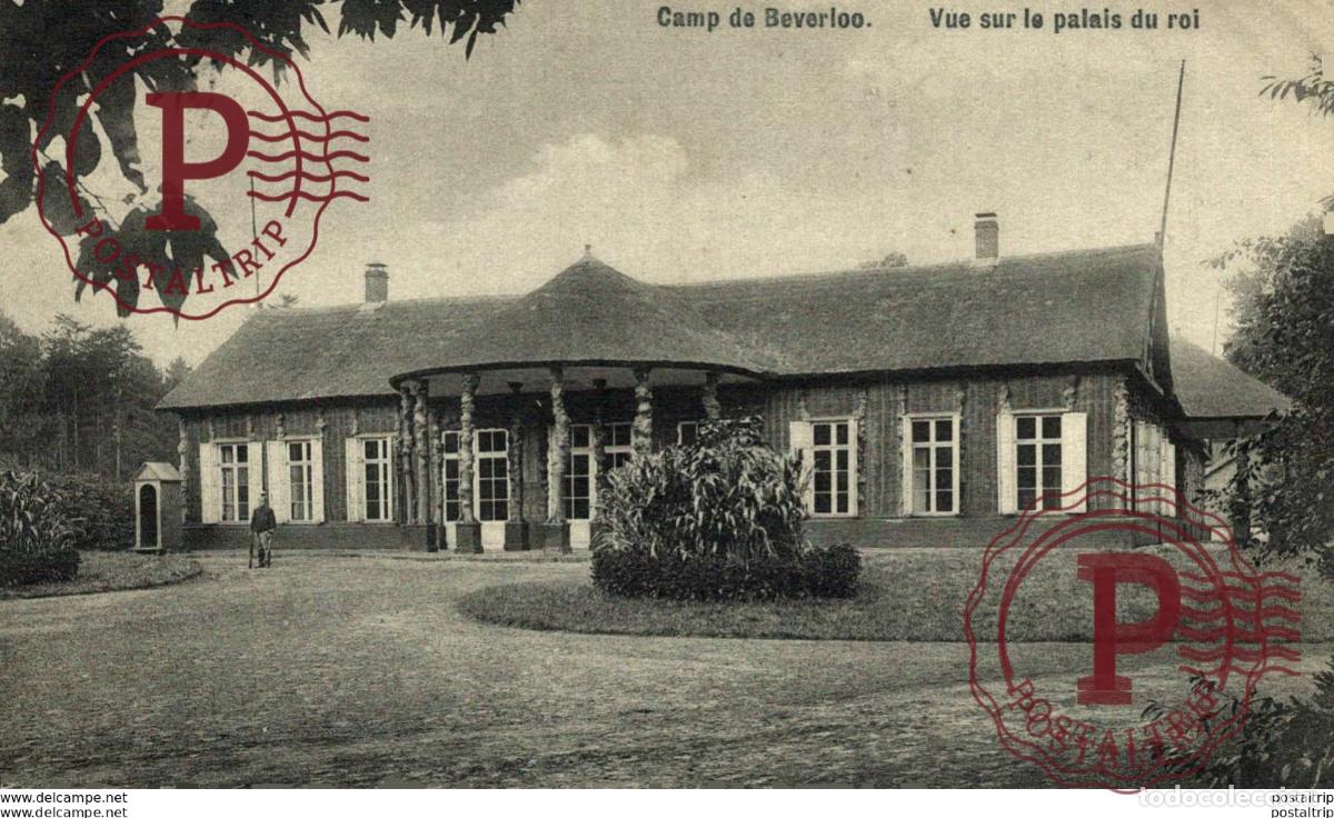 Cartes Postales: VUE SUR LE PALAIS DU ROI. CAMP DE BEVERLOO KAMP LEOPOLDSBURG BOURG LEOPOLD WWICOLLECTION