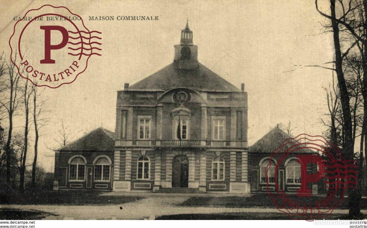 Cartes Postales: MAISON COMMUNALE. CAMP DE BEVERLOO KAMP LEOPOLDSBURG BOURG LEOPOLD WWICOLLECTION