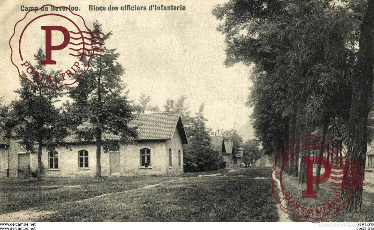 Postais: BLOCS DES OFFICIERS DINFANTERIE. CAMP DE BEVERLOO KAMP LEOPOLDSBURG BOURG LEOPOLD WWICOLLECTION