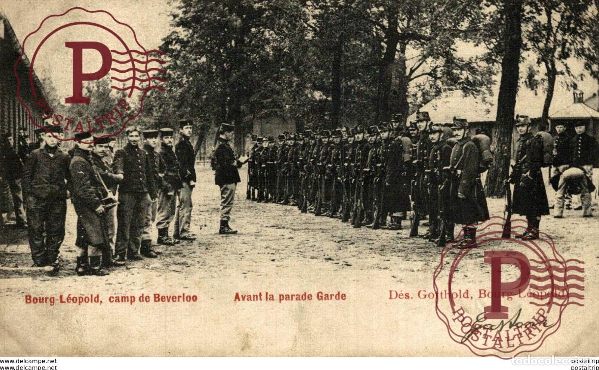 Postales: AVANT LA PARADE GARDE. CAMP DE BEVERLOO KAMP LEOPOLDSBURG BOURG LEOPOLD WWICOLLECTION