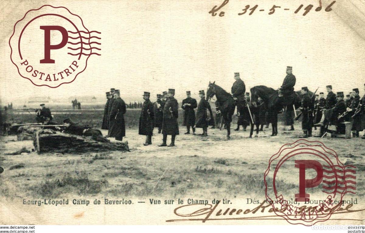 Postais: VUR SUR LE CHAMP DE TIR. CAMP DE BEVERLOO KAMP LEOPOLDSBURG BOURG LEOPOLD WWICOLLECTION
