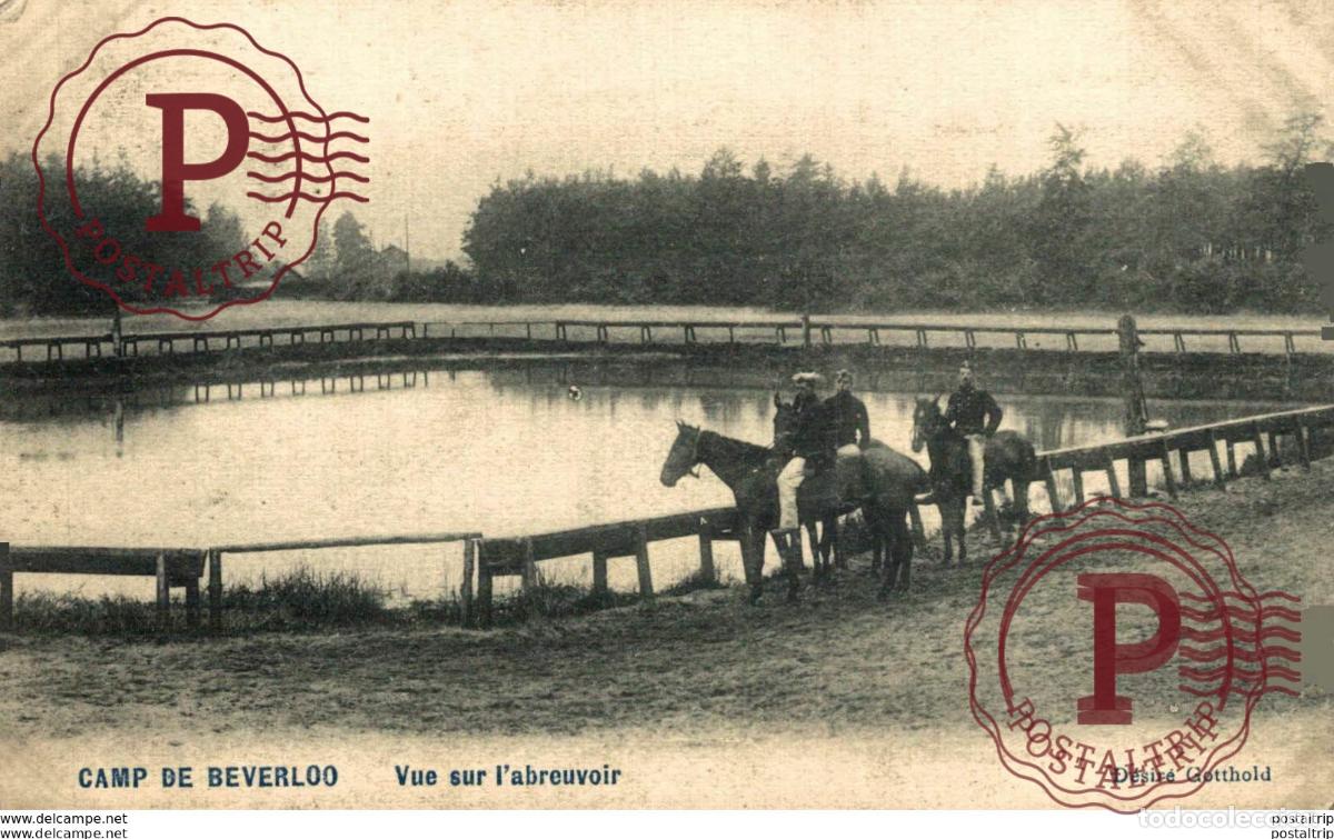 Postais: VUE SUR L ABREUVOIR. CAMP DE BEVERLOO KAMP LEOPOLDSBURG BOURG LEOPOLD WWICOLLECTION