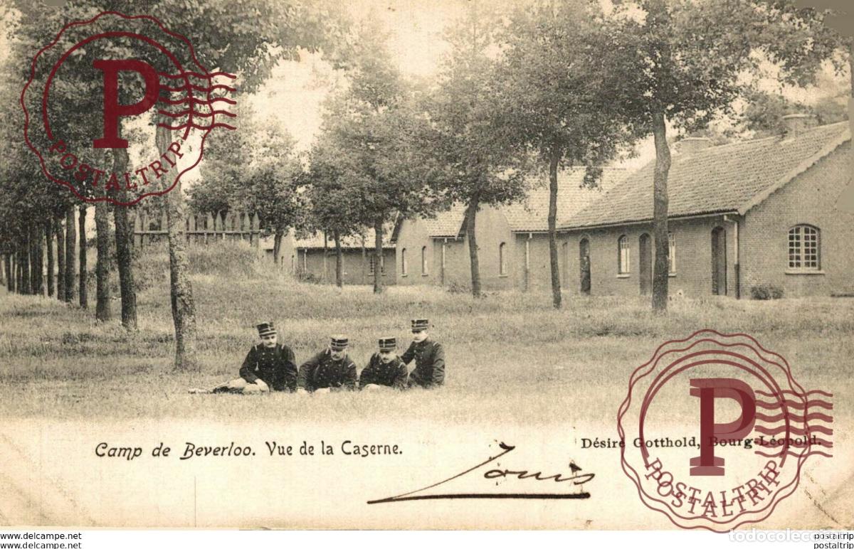 Cartes Postales: VUE DE LA CASERNE. CAMP DE BEVERLOO KAMP LEOPOLDSBURG BOURG LEOPOLD WWICOLLECTION