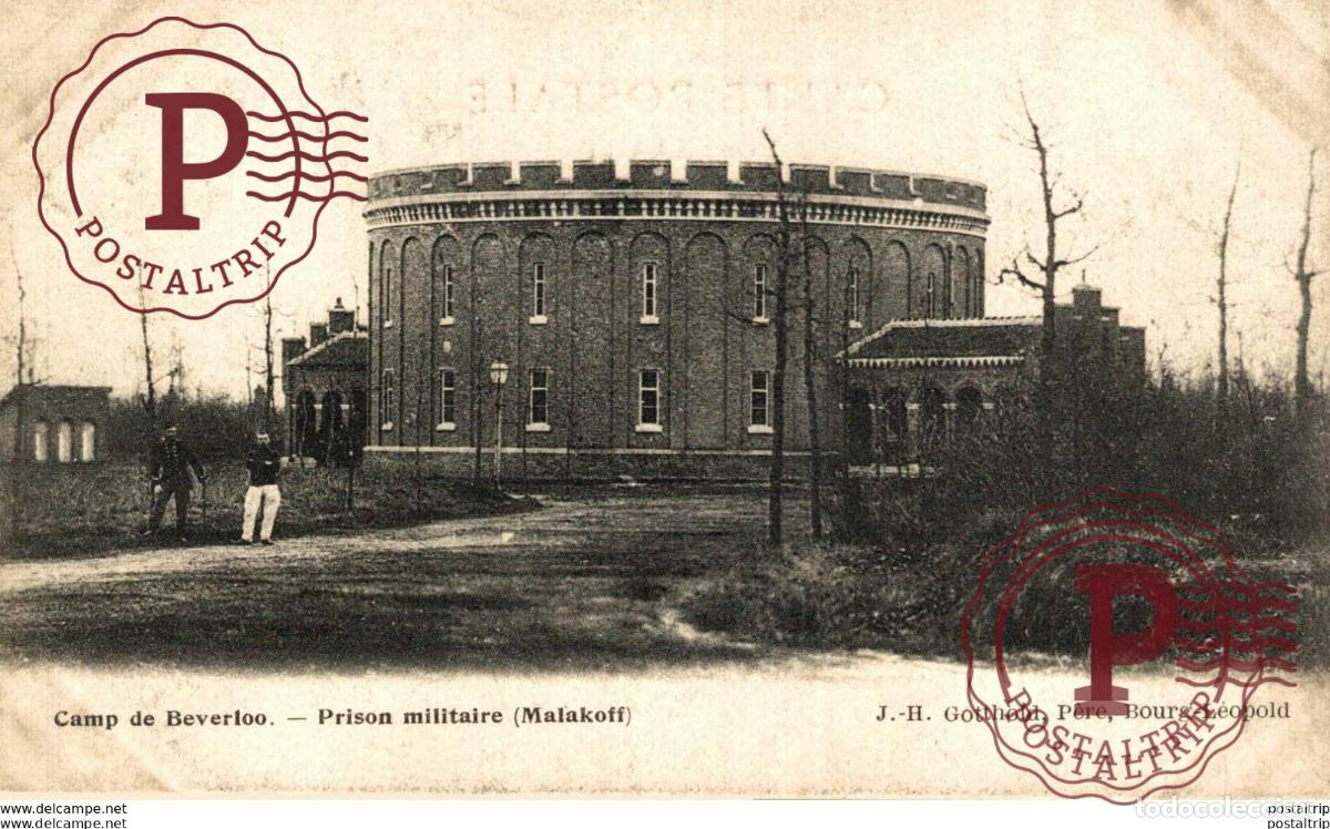Cartes Postales: PRISON MILITAIRE MALAKOFF. CAMP DE BEVERLOO KAMP LEOPOLDSBURG BOURG LEOPOLD WWICOLLECTION