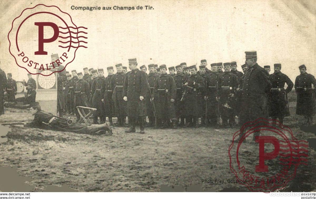 Postales: COMPAGNIE AUX CHAMPS DE TIR- ECOLE DAPPLICATION. CAMP DE BEVERLOO KAMP LEOPOLDSBURG BOURG LEOPOLD W