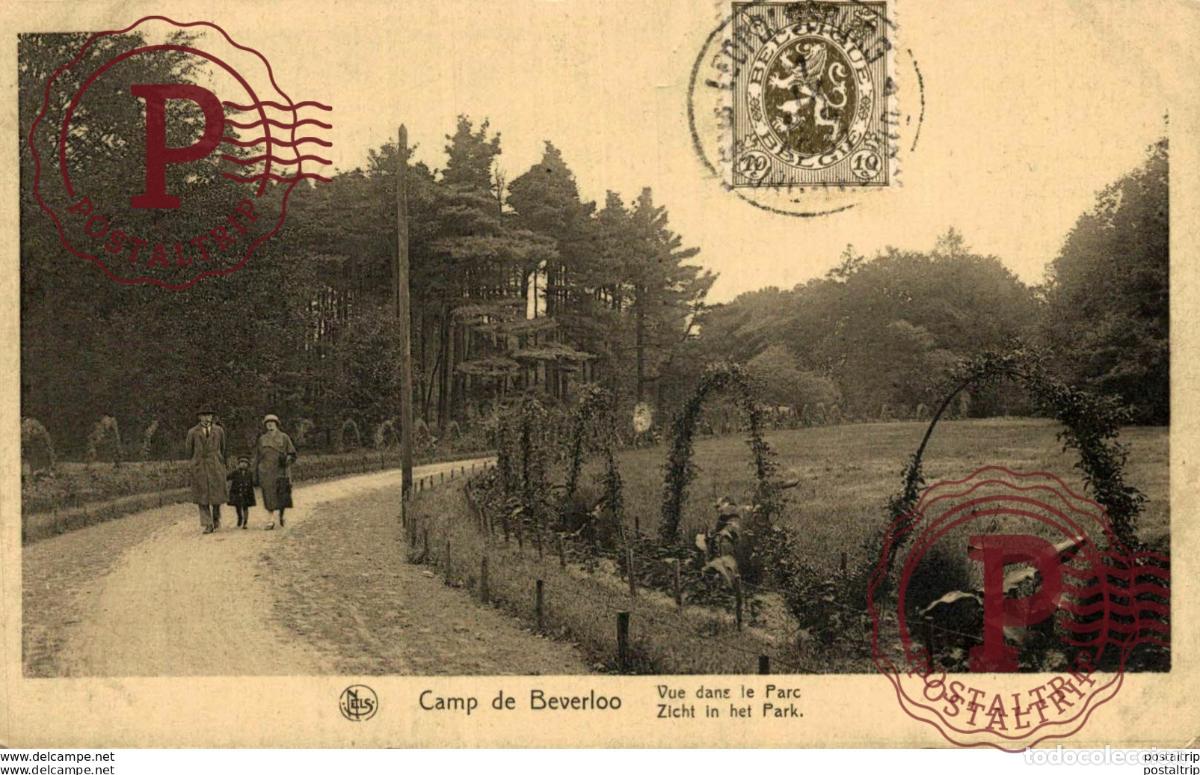 Postais: VUE DANS LE PARC. CAMP DE BEVERLOO KAMP LEOPOLDSBURG BOURG LEOPOLD WWICOLLECTION