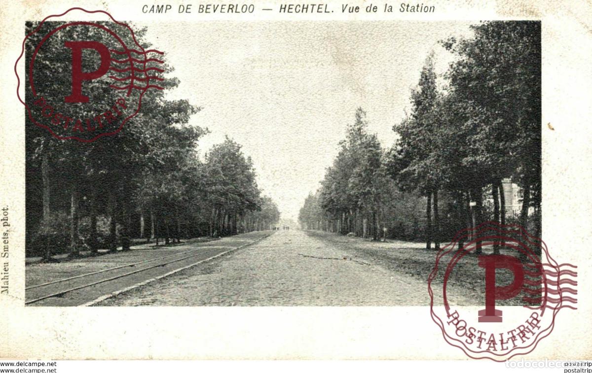 Postales: HECHTEL. VUE DE LA STATION. CAMP DE BEVERLOO KAMP LEOPOLDSBURG BOURG LEOPOLD WWICOLLECTION
