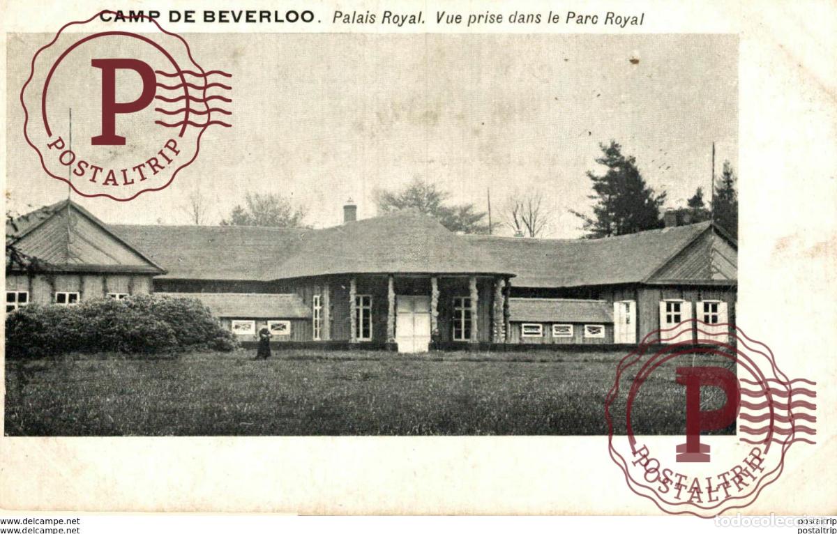 Postales: PALAIS ROYAL. VUE PRISE DANS LE PARC ROYAL. CAMP DE BEVERLOO KAMP LEOPOLDSBURG BOURG LEOPOLD WWICOLL