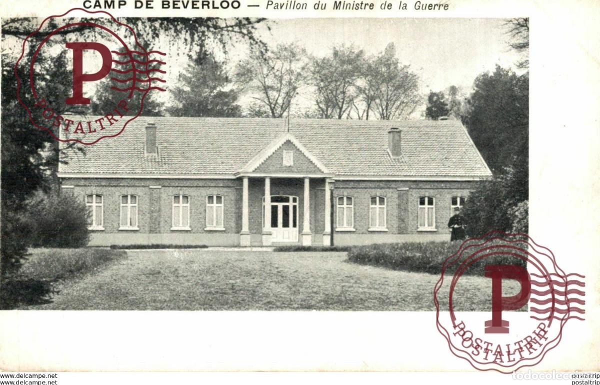 Postales: PAVILLON DU MINISTRE DE LA GUERRE. CAMP DE BEVERLOO KAMP LEOPOLDSBURG BOURG LEOPOLD WWICOLLECTION