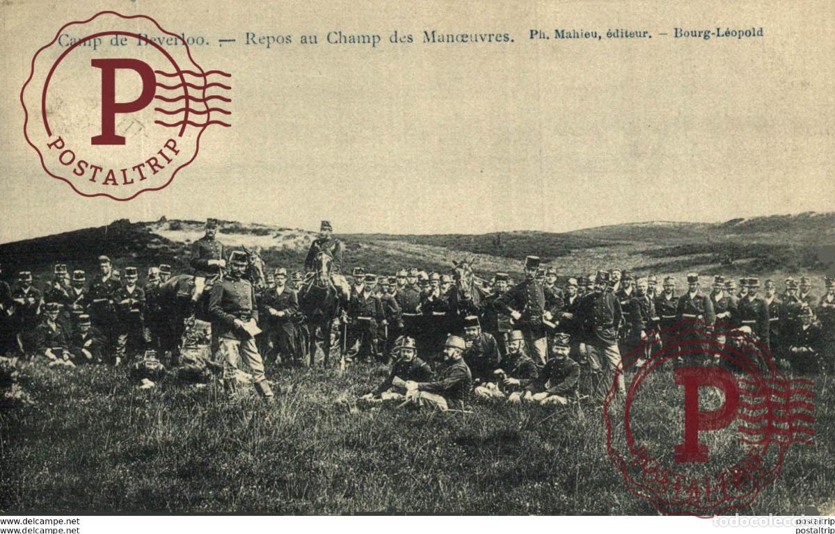 Postales: REPOS AU CHAMP DES MANOEUVRES - Camp de BEVERLOO KAMP LEOPOLDSBURG BOURG LEOPOLD WWICOLLECTION