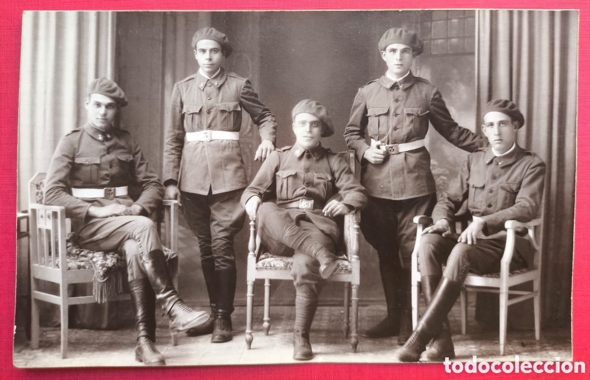 Postales: FOTOGRAF&Iacute;A MILITAR RETRATO RGTO. INFANTER&Iacute;A 33 POSTAL FOTOGR&Aacute;FICA FOT&Oacute;GRAFO VIDAL MURCIA C. 1920