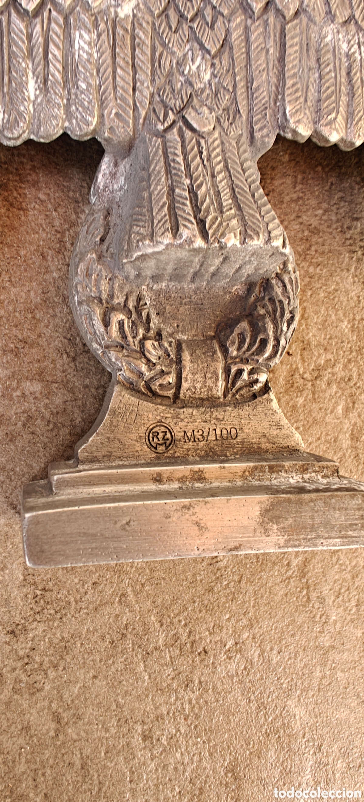 Postales: German ww2 desk metal eagle - Foto 3