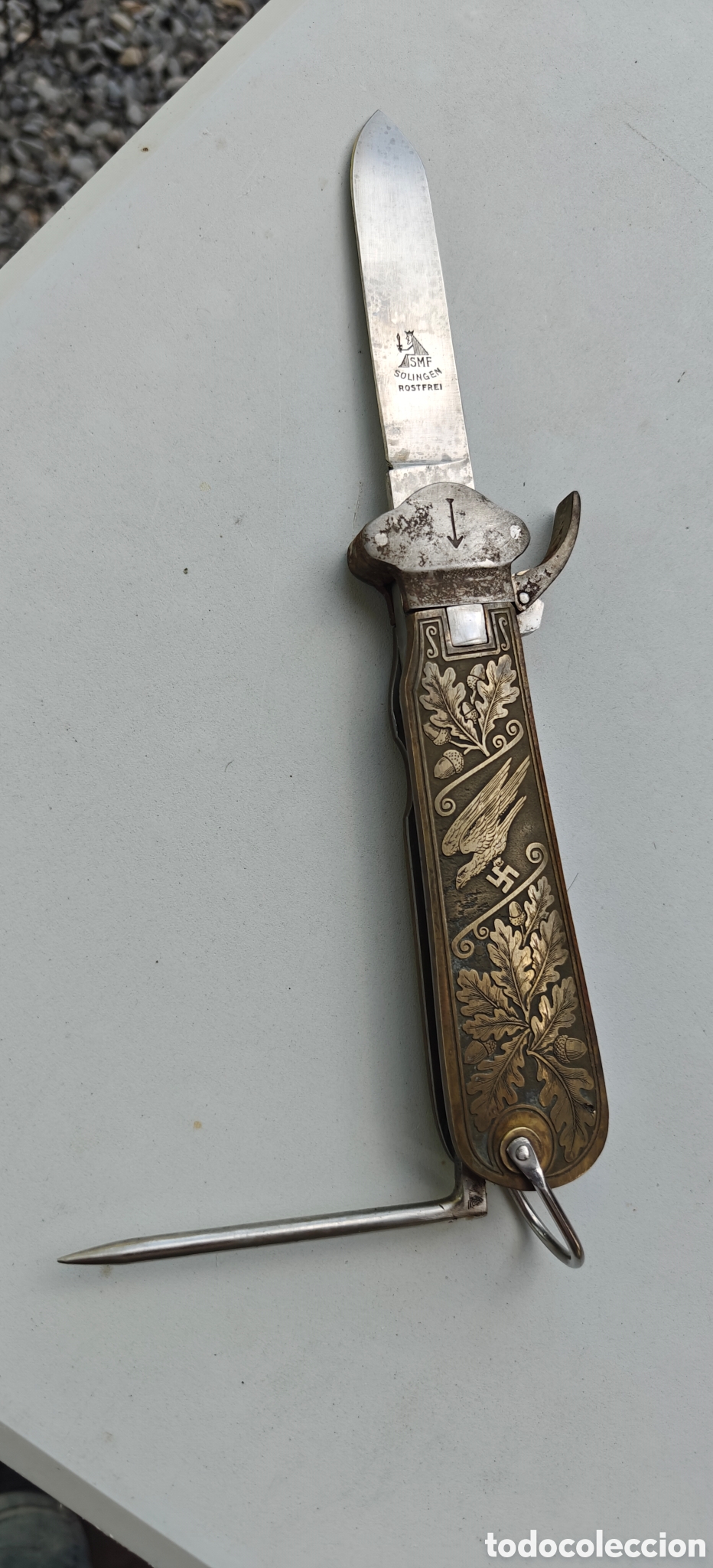 Postales: German ww2 gravity knife ss bataillons 500 - Foto 3