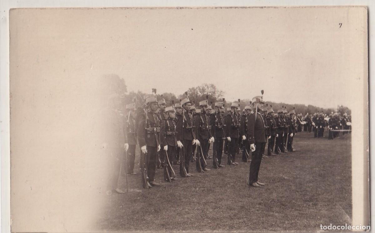 Postales: Postal fotogr&aacute;fica. Escolta Real, Guardia Real de Alfonso XIII. No figura fot&oacute;grafo.