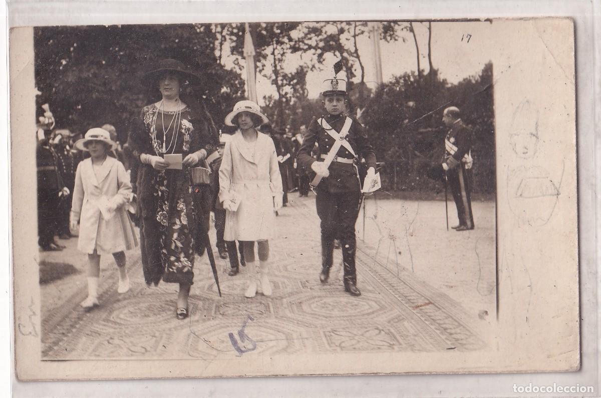 Postales: Victoria Eugenia de Battenberg, Principe Asturias Alfonso, infantas Beatriz y Mar&iacute;a Cristina