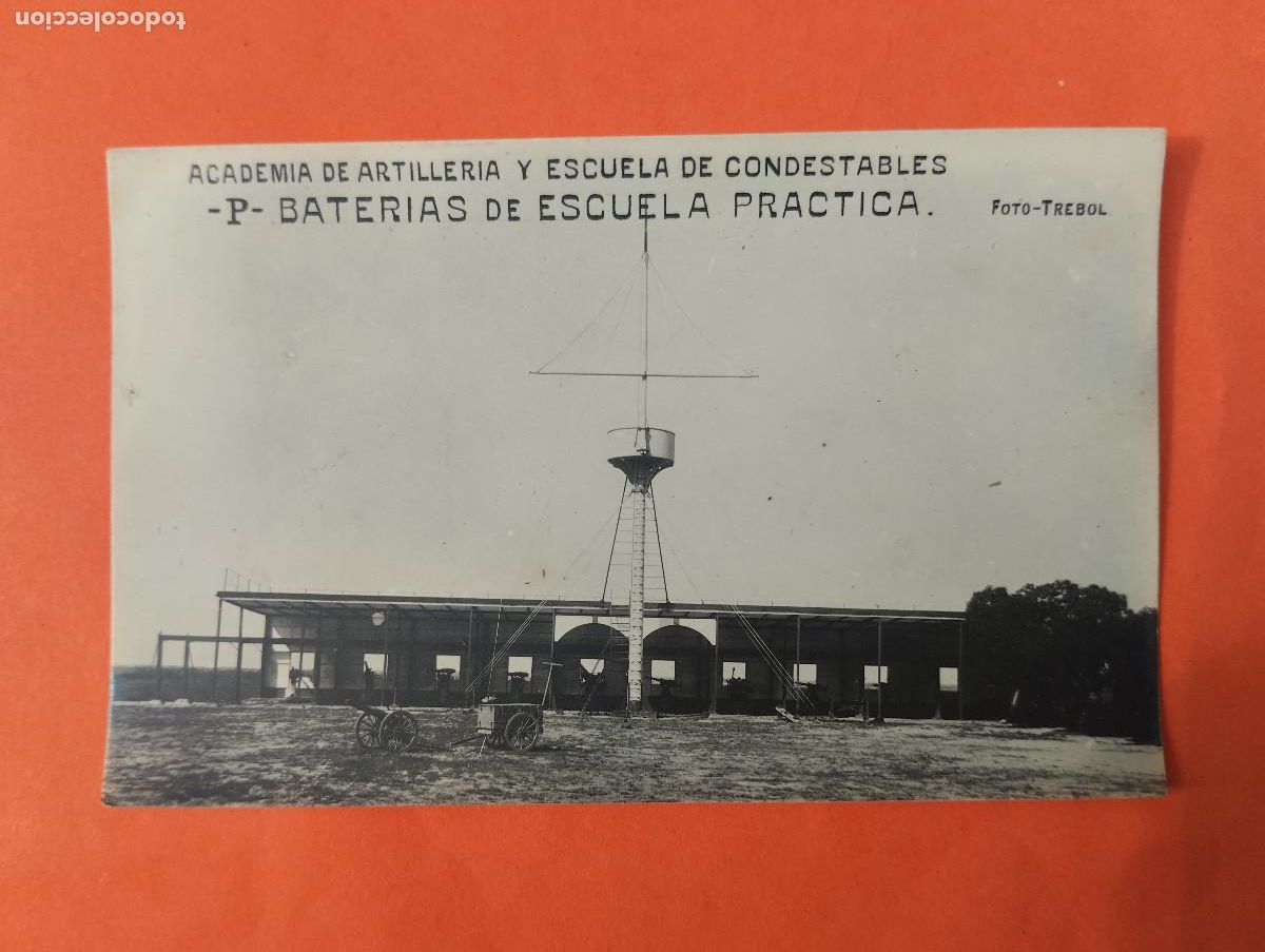 Postales: POSTAL FOTOGRAFICA ACADEMIA ARTILLERIA ESCUELA CONDESTABLES BATERIAS... CADIZ MILITAR