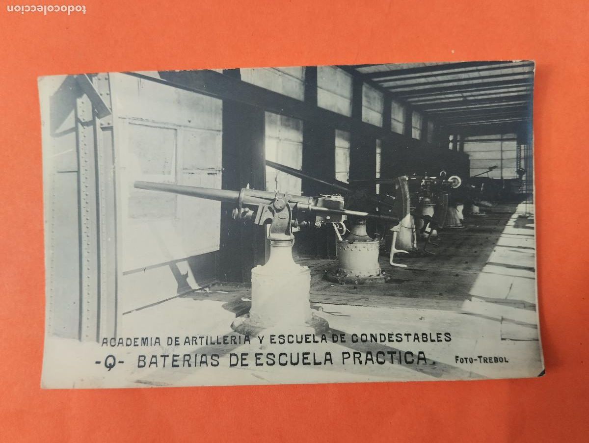 Postales: POSTAL FOTOGRAFICA ACADEMIA ARTILLERIA ESCUELA CONDESTABLES BATERIAS... CADIZ MILITAR
