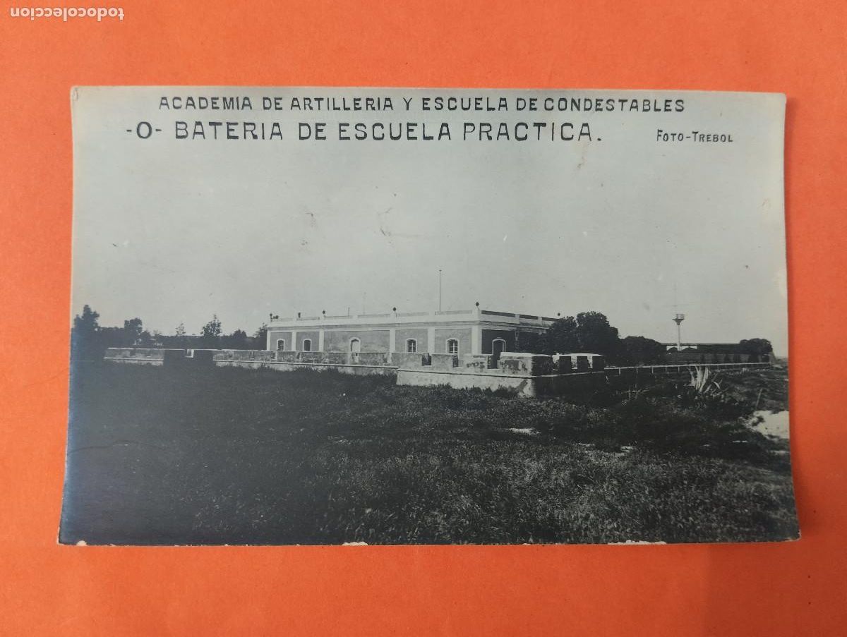 Postales: POSTAL FOTOGRAFICA ACADEMIA ARTILLERIA ESCUELA CONDESTABLES BATERIAS... CADIZ MILITAR