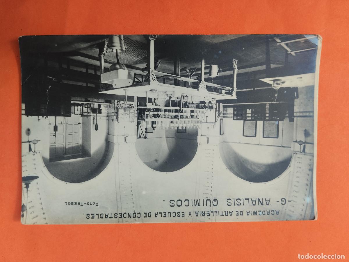 Postales: POSTAL FOTOGRAFICA ACADEMIA ARTILLERIA ESCUELA CONDESTABLES ANALISIS QUIMICOS CADIZ MILITAR
