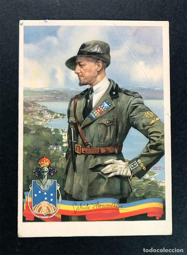 Postales: POSTAL A&Ntilde;O 1940 / GABRIELE D'ANNUNZIO / UNIFORME DE LEGIONARIO / ITALIA / F. DUVAL - MIL&Aacute;N