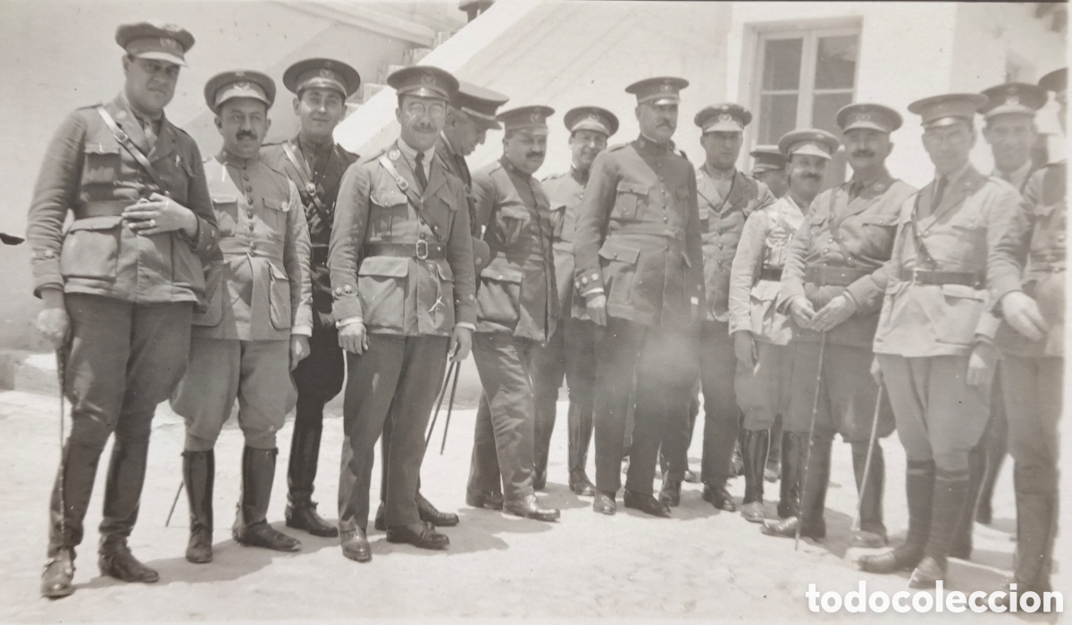 Postales: MILITARIA GUERRA DEL RIF OFICIALES ESTADO MAYOR RETRATO GRUPAL POSTAL FOTOGR&Aacute;FICA TETU&Aacute;N ? C. 1920