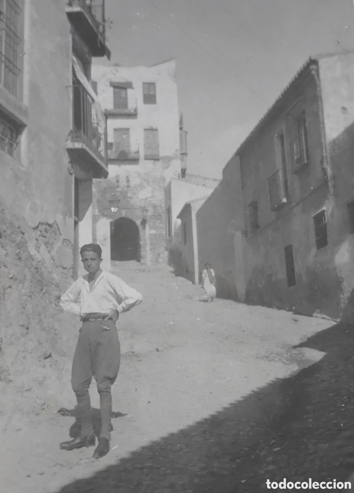 Postales: SOLDADO CALLE DE TETUAN POSTAL FOTOGR&Aacute;FICA C. 1920