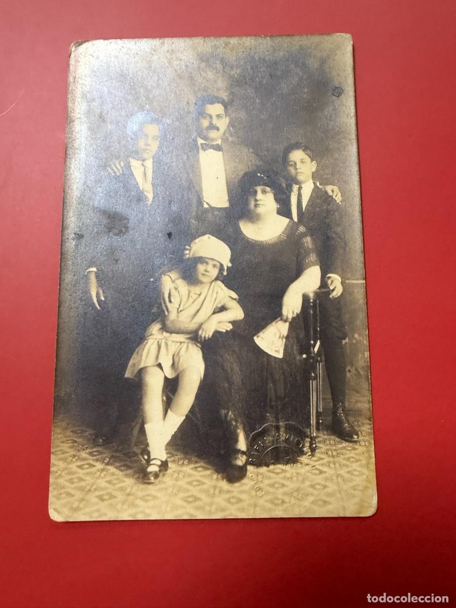Postales: POSTAL FOTOGR&Aacute;FICA - RETRATO DE FAMILIA - DEDICADA A MAR&Iacute;A Y EMILIO - 1923 - HABANA - CUBA