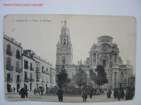 Postales: MURCIA Plaza de Belluga - Foto 1