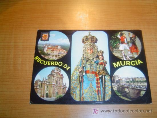 Postales: POSTAL RECUERDO DE MURCIA - Foto 1