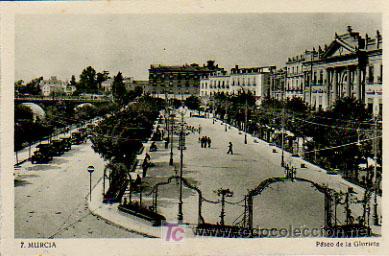 Postales: MURCIA. PASEO DE LA GLORIETA. - Foto 1