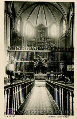 Postales: MURCIA.CATEDRAL. ALTAR MAYOR. - Foto 1