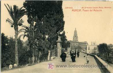 Postales: MURCIA, PASEO DEL MALECON,                  P17196 - Foto 1