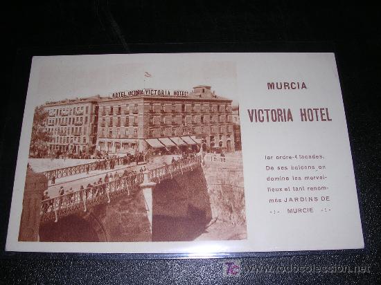 Postales: MURCIA, VICTORIA HOTEL - Foto 1